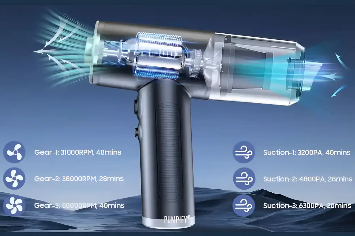 Compressed Air Duster and Vacuum Cleaner